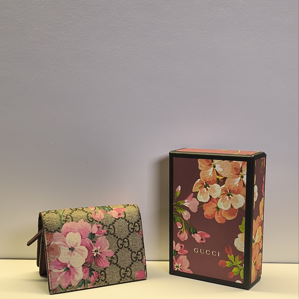 Gucci Floral Print Women's Bag - Brown and Pink
